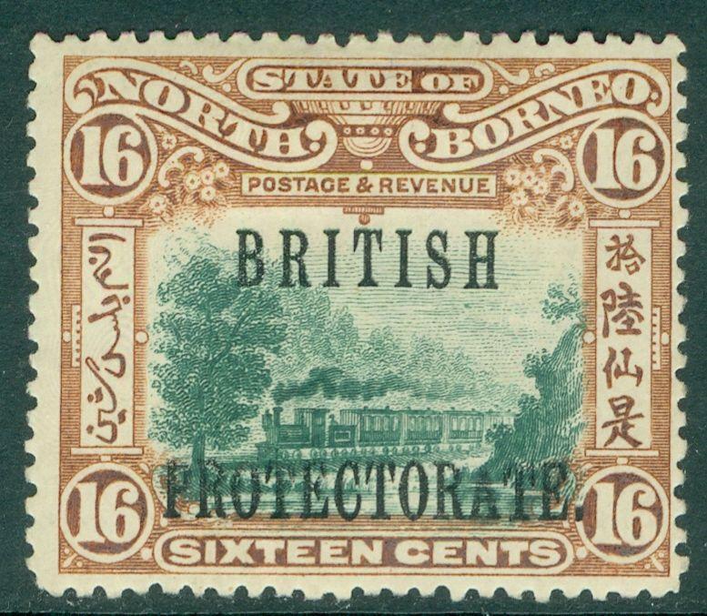 NORTH BORNEO : 1901-05. Stanley Gibbons #136a Perf 14½-15. Fresh stamp. Cat £170