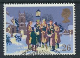 Great Britain  SG 1528 SC# 1342 Used / FU with First Day Cancel - Christmas 1990