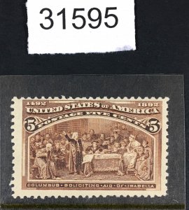 US STAMPS # 238 MINT OG H LOT #31594