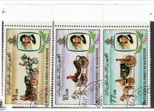 Mauritania; Scott 480-482;  1981;  Used; Complete Set