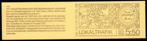 Sweden - Complete Mint Booklet Scott #1224a (Transportation)