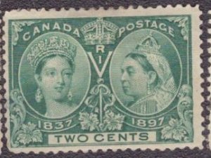 Canada - 52 1897 MH thin