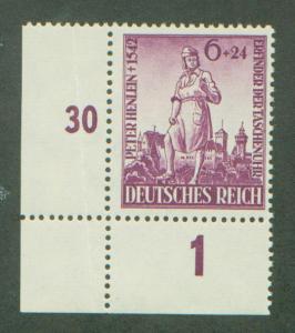 Germany Scott B208 MNH FVF