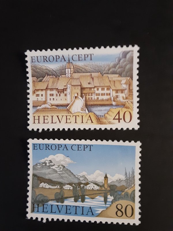 Switzerland  #627-628            MNH