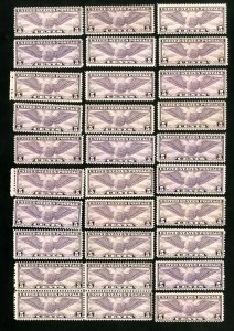 US Stamps # C16 F-VF Lot of 30 OG NH Scott Value $255.00