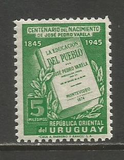 Uruguay   #534  MLH  (1945)