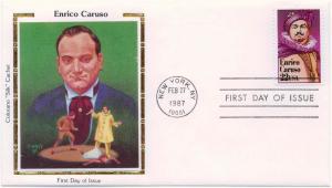 2250: Enrico Caruso, Colorano \Silk\, Unaddressed