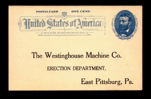 UX11 Westinghouse Machine Co Preprinted Unused - L8516