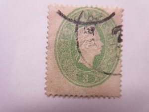 AUSTRIA Scott 13 off center USED Cat $30