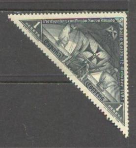 SPAIN Sc# 430 MH FVF Santa Maria Pinta Nina Ships