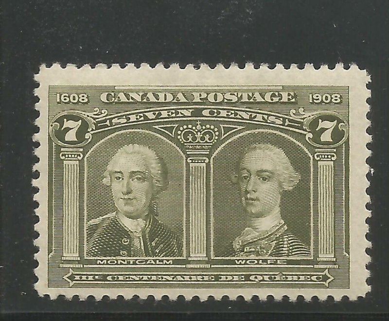 Canada # 100, Unused, VF, OG, HR. CV $ 150.00