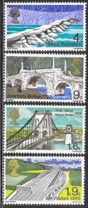 Great Britain 560-563 MNH - Bridges