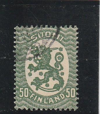 Finland  Scott#  98a  Used