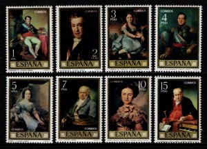 Spain 1973 Stamp Day & Vincente Lopez Commem., Set [Mint]