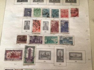 India stamps mixed mounted mint or used on folded page  Ref A 9997