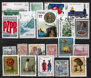 Poland Small Collection of Mostly Used Stamps (001)