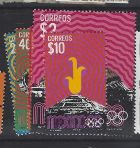 MEXICO  (PP0409B)  OLYMPIC   SC  996-0, 1001  MNH