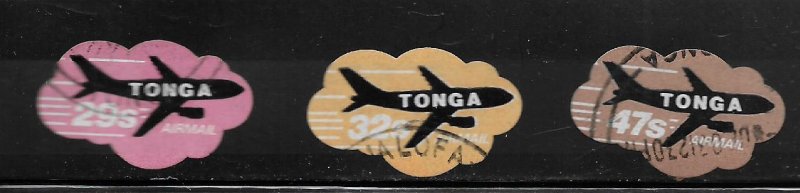 TONGA, C303-C305, USED, AIRMAIL