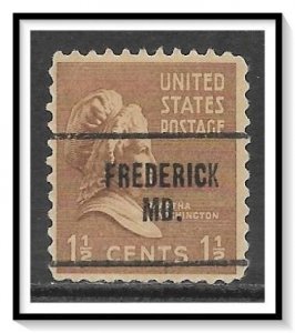 US Precancel #805 Frederick MD Used