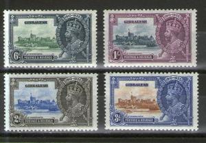 Gibraltar 100-103 MNH