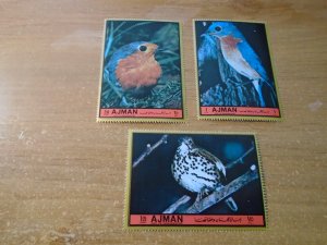 Ajman  #  Mi  1992-96  MNH / used Birds