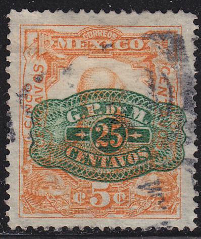 Mexico 580 Miguel Hidalgo O/P 1916