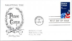 FDC 1972 SC #1447 Artmaster Cachet - Washington DC - Single - F78700