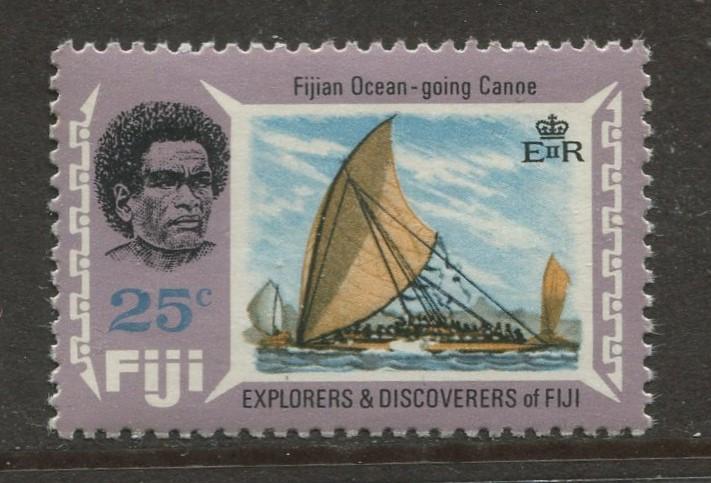 Fiji - Scott 296 - General Issue 1970 - MNH - Single 25c Stamp