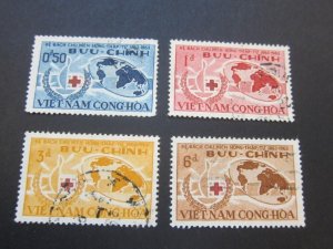 Vietnam 1963 Sc 219-22 set FU