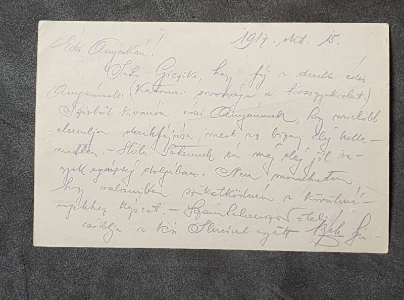 WW1 WWI Imperial German soldiers Feldpost Military war postcard 1917