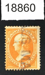 MOMEN: US STAMPS # 163 FIRST CLASS MAIL USED $160+ LOT #18860