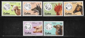 Cuba 2016-2021 Veterinary Medicine set MNH