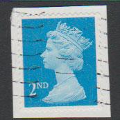 GB QE II Machin SG U2963 - 2nd brt blue -  M12L - Source  T 