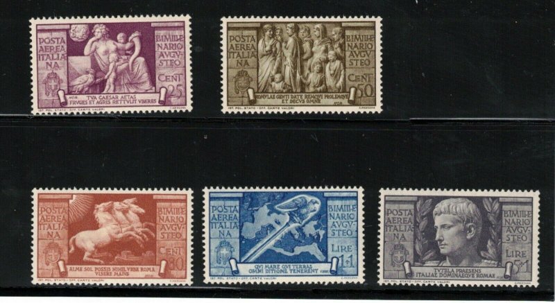 Italy #C95 - #C99 Very Fine Never Hinged Set