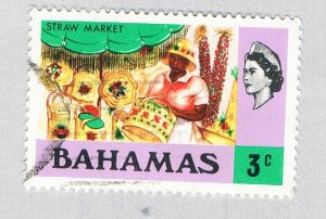 Bahamas 315 Used Straw Market 1 1971 (BP63809)