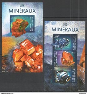 2015 Central Africa Nature Geology Minerals Les Mineraux Kb+Bl ** Ca293