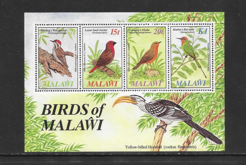 BIRDS - MALAWI #473A  MNH