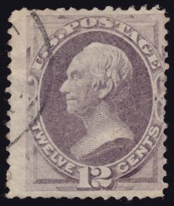 US Scott 151 Used 12 cent 1870  Dull Violet AP2484 bhmstamps