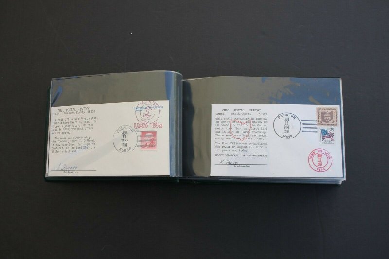 US Old Stamp Collection 100 Postmaster Signed Dones Hand Canceled Covers