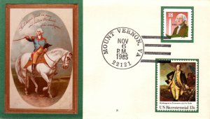 #2149 George Washington Double A FDC