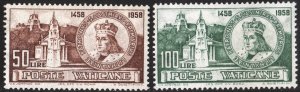 Vatican City SC#264-265 Wilna's Cathedral and St. Casimir (1959) MNH*