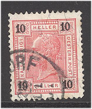 Austria 1901  Scott #75a used