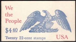 US 1987 $4.40 We the People Complete Booklet; Scott BK162; MNH