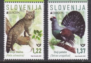 Slovenia, Fauna, Birds, Animals, EUROPA MNH / 2021