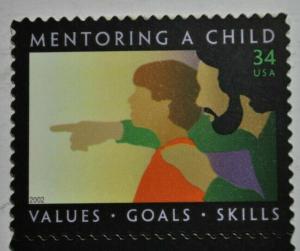 US stamps 34 cents Mentoring a child