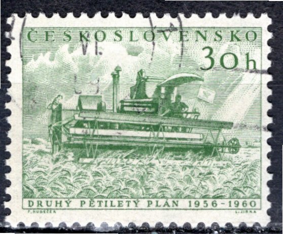 Czechoslovakia; 1956: Sc. # 734: Used Single Stamp