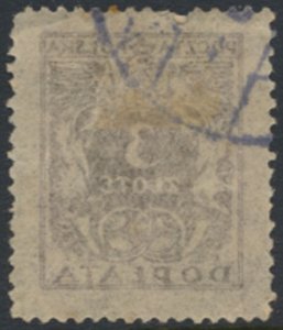 Poland  Sc#  J81 Postage due   poor Used   see details  / scans 