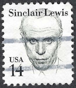 United States #1856 14¢ Sinclair Lewis (1985). Used.