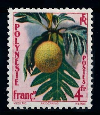 [64724] French Polynesia 1959 Flora Fruit Frucht Tree Baum  MLH