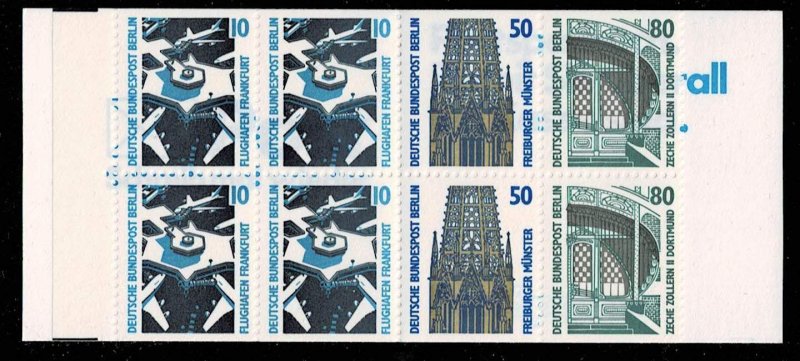 Berlin 1989,Sc.#9N552a MNH booklet Tourist Attractions